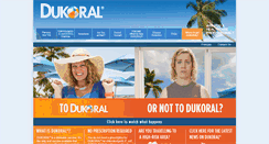 Desktop Screenshot of dukoralcanada.com